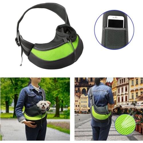 Pet Carrier Shoulder Bag Single Comfort Dog Cat Front Mesh Breathable Bags Shoulder Carriers Pets Supplies Outdoor Hiking Travel
