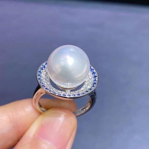 Gorgeous Hot 925 Sterling Silver Adjustable Ring Settings Findings Mountings Parts for Pearl Corals Jade Crystal, 5pcs/lot