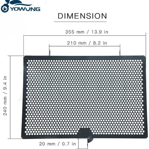 For KAWASAKI Z750 Z800 Z1000 Z1000SX NINJA 1000 Motorcycle Radiator Grille Cover Guard CNC Aluminum Protection Protetor Z800