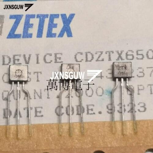 10PCS Original ZETEX ZTX650 Transisitor Audio power amplifier ZTX650 Audio triode 2A 1W 60V Silver noodles Taping