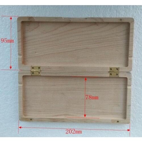 5pcs Unfinished maple Wooden oboe reeds case +parts