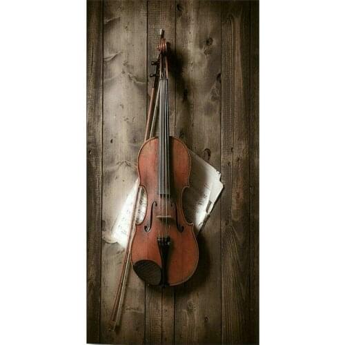 5d diamond painting violin picture full square / round embroidery music landscape canvas art resin drill mosaic decoration