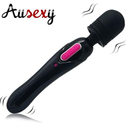 AUEXY Strong G Spot Vibrator Oral Clit USB Rechargeable Magic Wand Massager Waterproof Vibrators for Women Body Vibrator USB