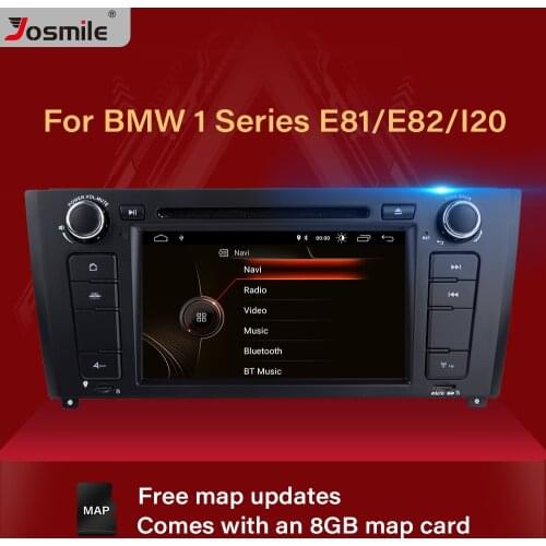 AutoRadio 2 Din Car DVD Player For BMW E87 1 Series 1 E88 E82 E81 I20 Multimedia Navigation Screen System Radio GPS Head UnitCD