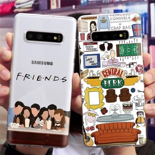 Case For Samsung Galaxy S20 Ultra S9 S8 S10 Lite 5G Plus S5 Mini S6 S7 Edge Note 8 9 10 Pro Lite TPU Central Perk Friends Cover