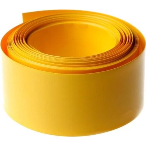 5m PVC Heat Shrink Tubing Tube Wrap Kit For 18650 18500 Battery Flat Round 18.5mm