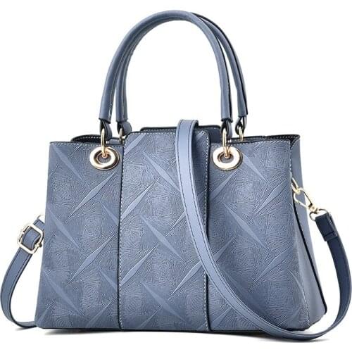 OCEHNUU Fashion Women Bags 2020 PU Leather Lady Handbags Crossbody High Quality Solid Ladies Bags Handbag Designer Torba Damska