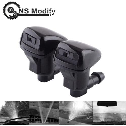 NS Modify 2Pcs Car Front Windshield Windscreen Washer Windshield Water Spray Wiper For Toyota Sienna Corolla Tundra