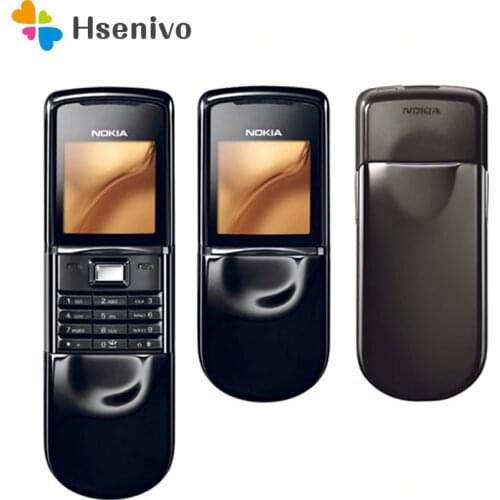Nokia 8800 sirocco Refurbished Original 8800s 128MB phones English / Russian keyboard GSM FM Bluetooth Phone Gold Silver Black