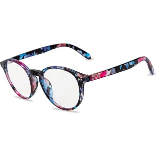 Bohosco Fashion Women Clear Glasses Anti-blue Light Frame Computer Eyeglasses Frame Transparent Clear Pink Plastic Goggles