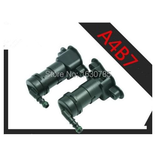 Pair Left and Right Headlight Washer Sprayer Nozzle For Audi A4 S4 B7 Avant Quattro 8E0 955 101 D 102 D OR 8E0 955 101/102 G