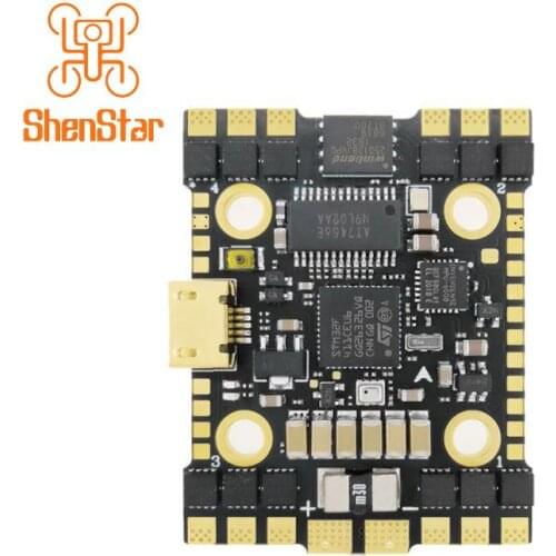 ShenStar F411 AIO 3S-6S 35A Flight Controller Board Built-in Barometer OSD for Frsky/Flysky/Futaba/DSM-2/TBS Crossfire Receiver