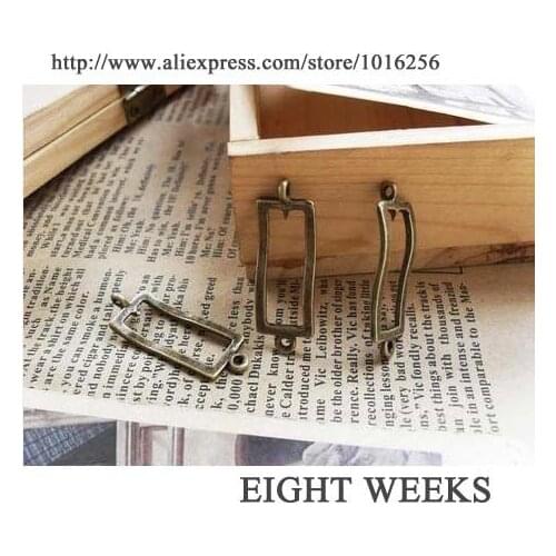 Zinc alloy pendant jewelry accessories diy handmade material charms Rectangular links
