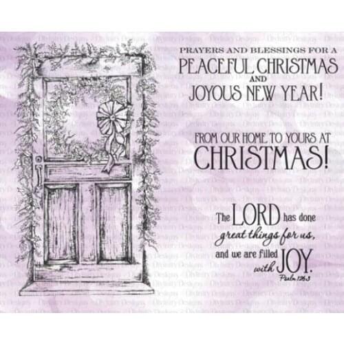 Door Transparent Clear Silicone Stamp/Seal for DIY scrapbooking/photo album Decorative clear stamp A0449