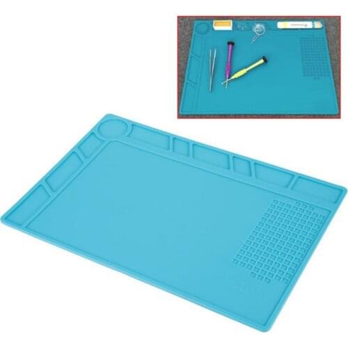 Watch Repair Pad Work Soldering Station Heat Resistant Mat Clock Non-slip Silicone Mats for Watchmaker