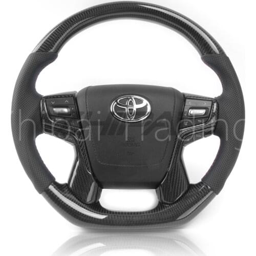 Carbon fiber Steering wheel for Toyota LC200 land cruiser 2018 2019 2020