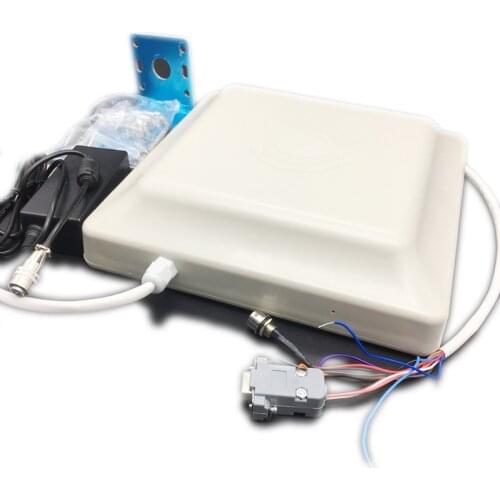 Wiegand Read Integrative UHF Reader/UHF RFID card reader 0- 6m long distance range with 8dbi Antenna RS232/RS485