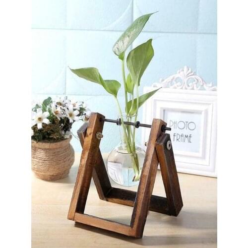 Home Garden Glass Hydroponic Container Table Desktop Transparent Glass Bulb Small Vase Flower Pot Home Decor