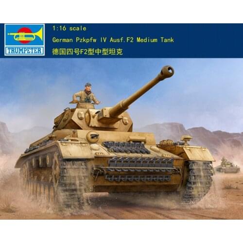 Trumpeter 1/16 00919 German Pzkpfw.IV Ausf F2 Medium Tank