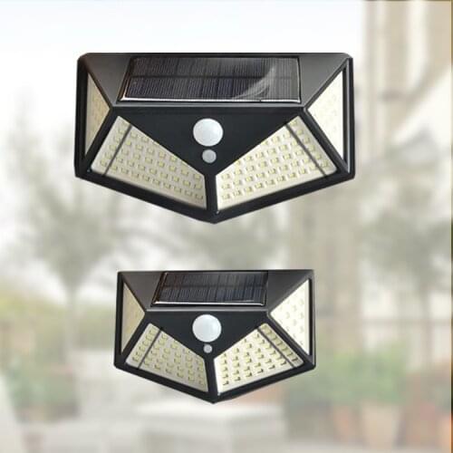 Waterproof 144 LED Solar Light Outdoor Solar Lamp PIR Motion Sensor Solar Powered Sunlight Street Lights for Garden Decoration