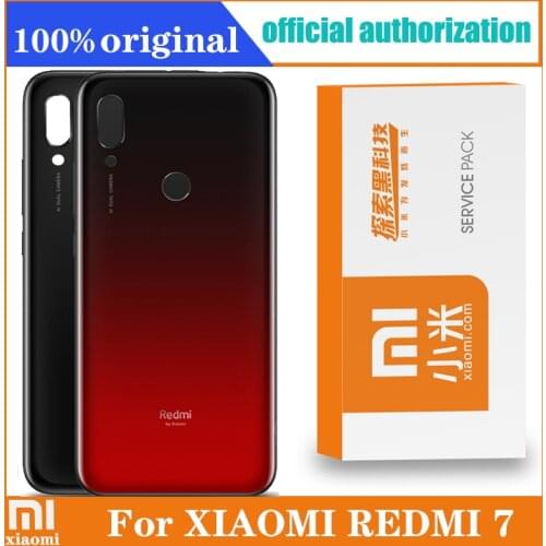 For Redmi 7 Back Battery Cover Door Rear Panel Housing Case Redmi7 Battery Door For Xiaomi Redmi 7 Battery Cover Replacement