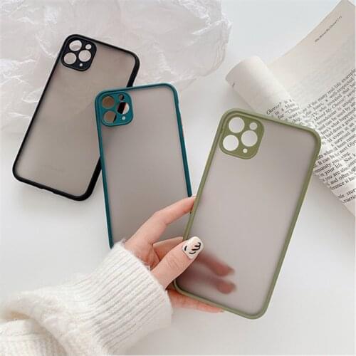 Cute Lens Protection Bumper Phone Case for IPhone 12 11 Pro Max Xr Xsmax X Mini 6 7 8 Plus Shockproof Soft Tpu Cover Csae