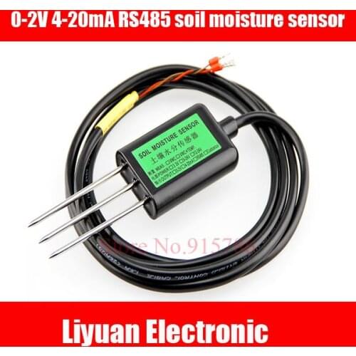 Factory sales RS485 soil moisture sensor / 100% soil moisture sensor / 0-2V 4-20mA soil automatic irrigation sensor
