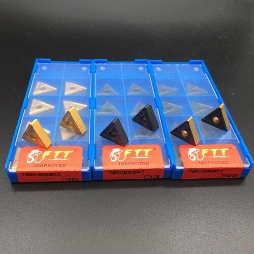 10PCS TNMG160408R-S External Turning Tool Carbide Insert Lathe Cutter CNC Machine Parts Machining steel parts Lathe tools
