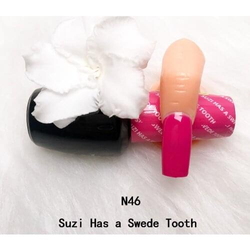 15ML Pink Color Series Gellak Opie N46 Suzi Has A Swede Lacquer Gel Varnishes Salon Gel Nail Polish Nail Art Set Manicure Hybrid