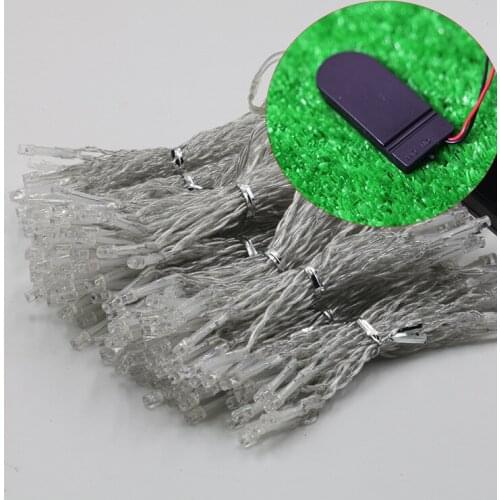 2020 Christmas Lights Outdoor Lights Led Flashing Factory Direct Waterproof Outdoor 10 Meters Long Button Battery Lamp Series