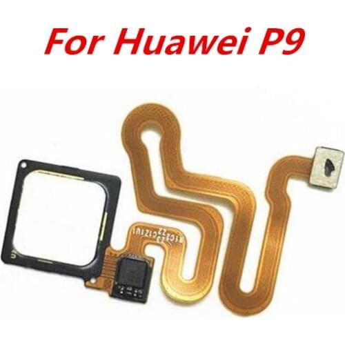 5PCS Fingerprint Sensor Flex Cable for Huawei Ascend P9 Return Menu Home Button with Touch Sensor ID Replacement Parts