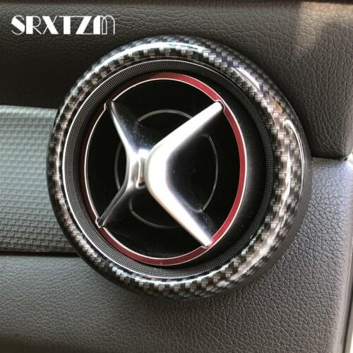 Car Air Condition Air Vent Outlet Ring Cover Trim Decoration For Mercedes Benz A W176 GLA X156 CLA C117 Class