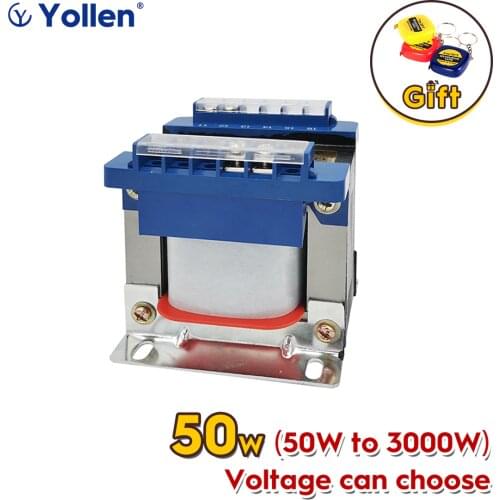 BK Series 50W Control Transformer BK-50VA Power Voltage Can Customized 220V/380V to 6V/9V/12V/15V/18V/24V With Quick Terminal