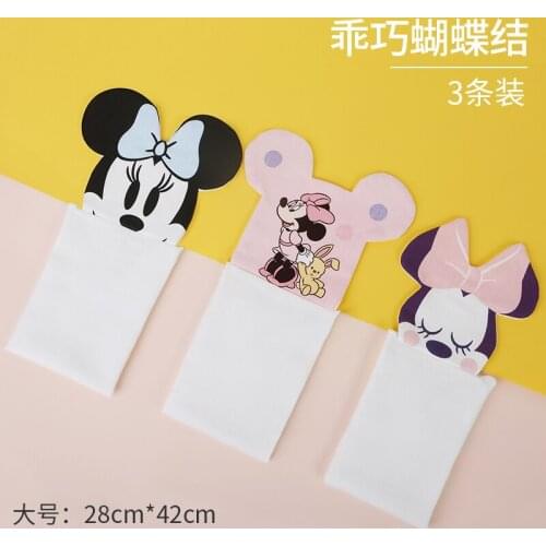 Disney 28 * 42CM Baby Cotton Sweat Towel Large Childrens Sweat Towel Fashion Kindergarten Cushion Back Cotton Childrens Towel