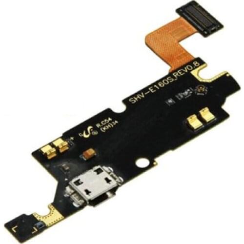 For Samsuang Galaxy Not Korea SHW-E160 Dock connector charging port USB flex cable Genuine New 10pcs/lot