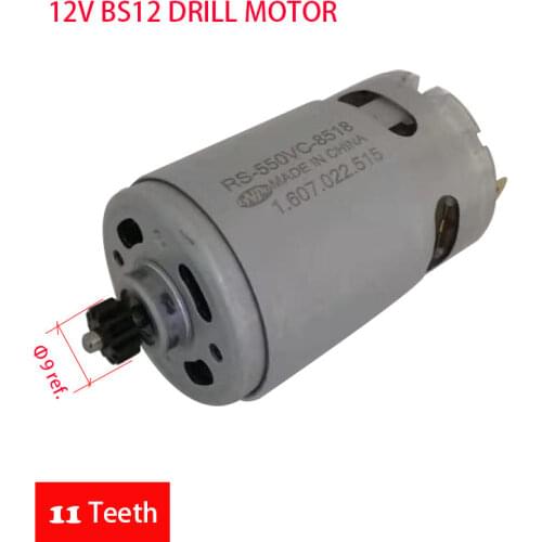12V DC Motor with Gear 13 teeth For MILWALLKEE 741335002 Repair Replacement Charging Screwdriver 13 gear Motor hand drill 650PC
