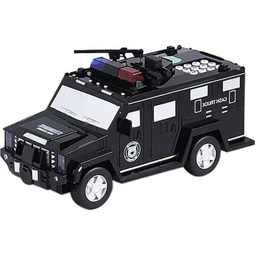 Moneybox With Password Paper Money Box Kids Safe Saving Coin Box Music Smart Kids Cash Truck Car Piggy Bank Saving Storage Box