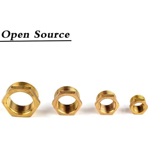 Brass Hose Fitting Hex Reducer Bushing M/F 1/8" 1/4" 3/8" 1/2" 3/4" 1" BSP Male to Female change Coupler Connector Adapter