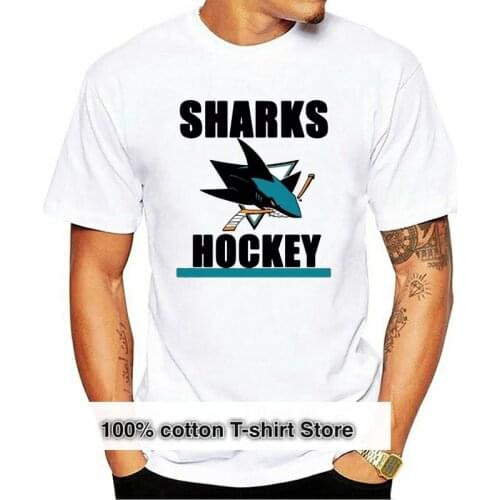Chocy Mens San Jose Ice Hockey Team Sharks Classic T Shirt DeepHeather