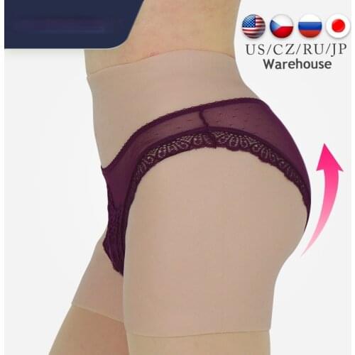 Padded Hip Enhancer Silicone Panties Fake Ass Rich Buttocks Vagina Buttocks Soft Underwear Male To Female Crossdresser