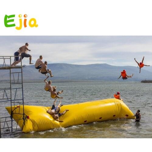 Customized Size PVC Inflatable Water Game Water Trampoline Water Blob For Water Park Inflatable Jumping Pillow