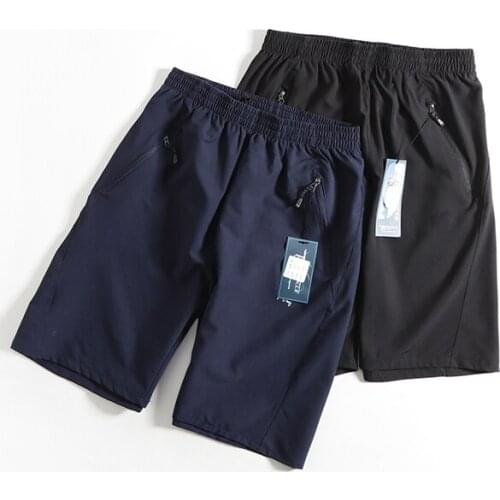 Lightweight breathable quick-dry men shorts outdoor loose plus size 3XL 4XL 5XL straight movement elastic waist shorts summer