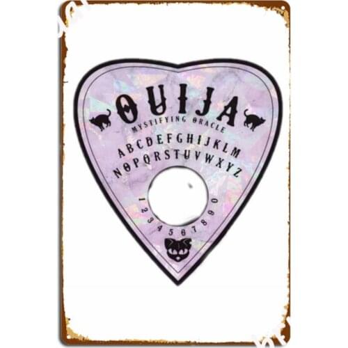 Ouija Board Planchette Metal Signs Cinema Living Room Cinema Printing Wall Decor Tin sign Posters
