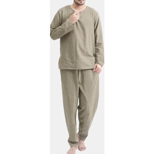 YIKUO Mens Home Suits
