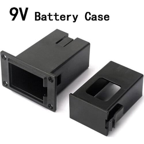 9V Battery Holder Box Compartment Replacement For Acoustic Guitar Bass Pickup Case 5.6 X 5 X 3.1cm Accessories Replacement