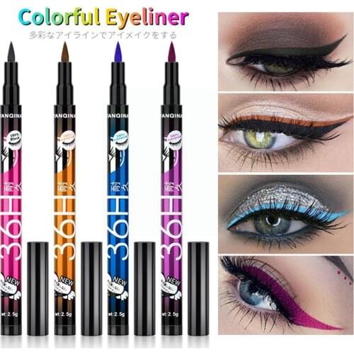 Ladies Fashion Durable Quality Waterproof Anti Sweat Eye Lasting Eyeliner Makeup Lasting Dating Artifact Long Liner Eye Bla Y6S7