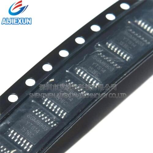 100PCS SGM8903 TSSOP14 Capless 3Vrms Line Driver with Adjustable Gain in stock New and original