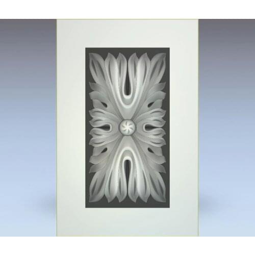 3d model relief for cnc in STL file format rosette_7