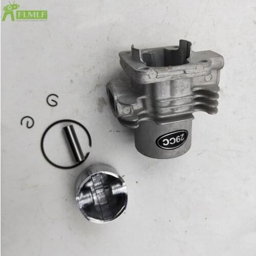 4 Hole 29cc Cylinder Piston Set Fit for Zenoah CY RCMK Marine Gas Engine G290 PUM