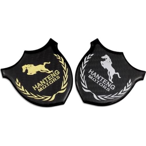 Auto Side Badge Emblem Accessories for Hanteng X5 X7 Phev X7s SUV PHEV EV Carbon Fiber Sticker Decoration Rear Styling Decal